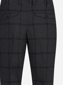 Pantalone Rebel check grigio - vista posteriore