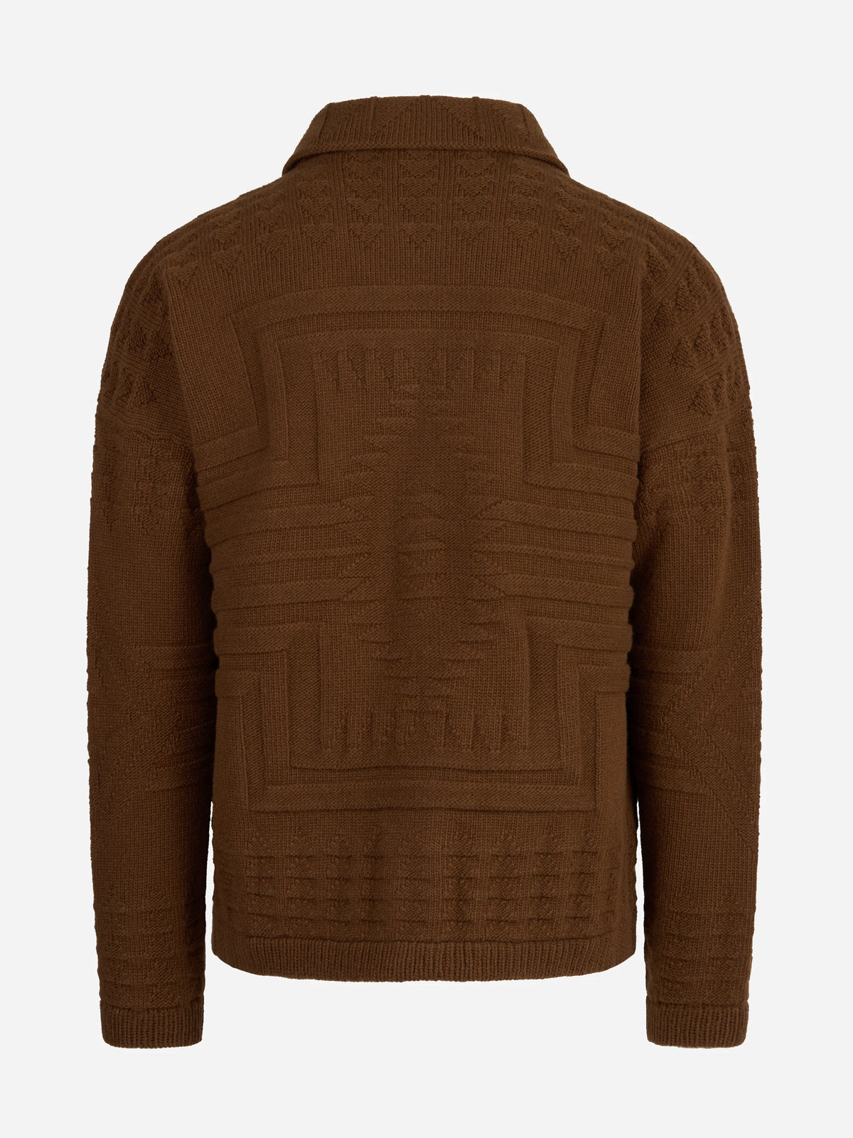Overshirt in maglia Mexico terra RAKKÌ - vista posteriore