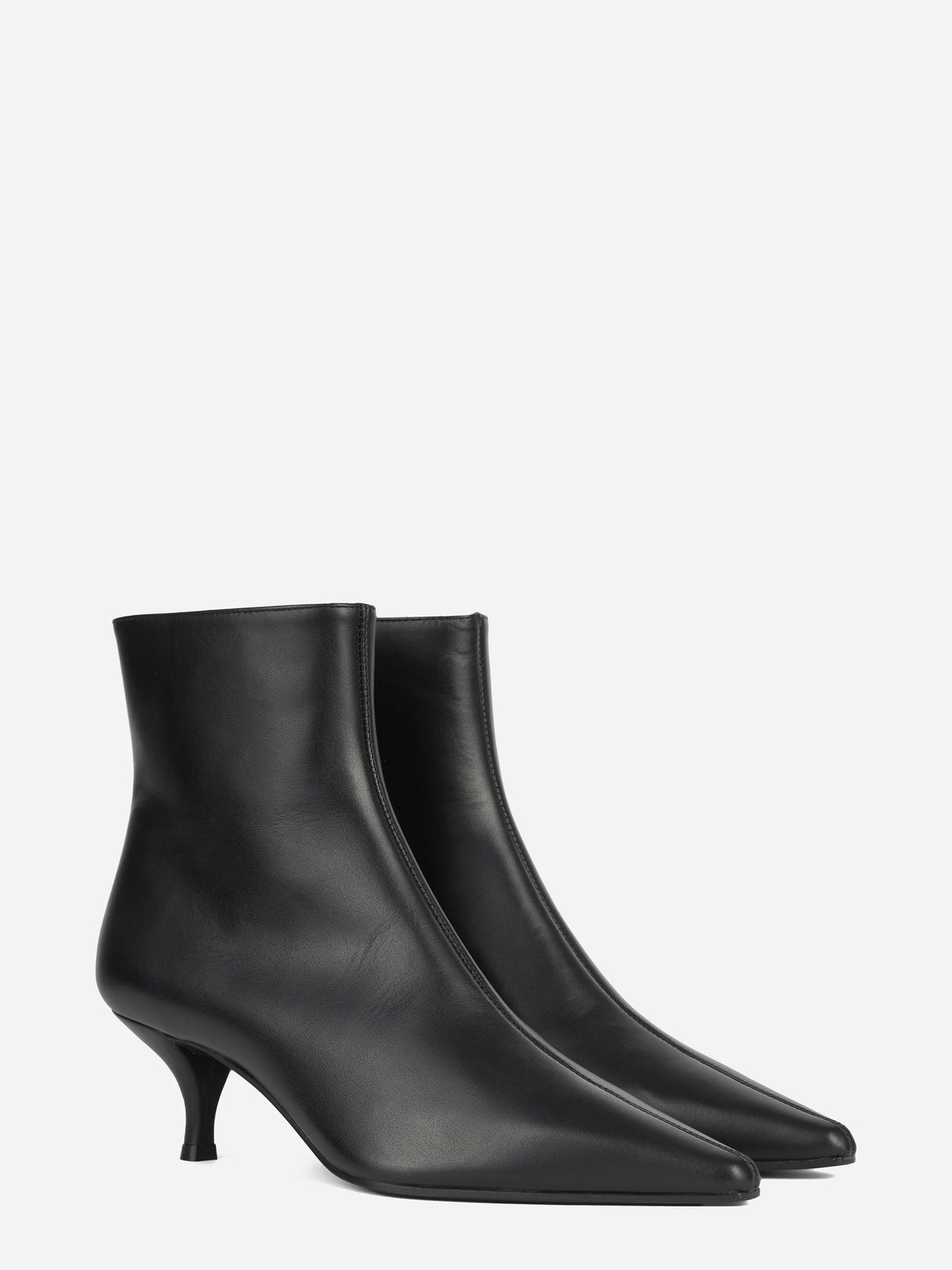 Stivaletto Rosy 50 in pelle nera - vista tre quarti