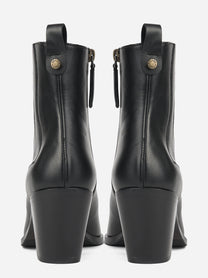 Stivaletto Wendy in pelle nera - vista posteriore