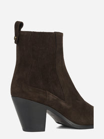 Stivaletto Wendy in suede testa di moro - dettaglio della suola