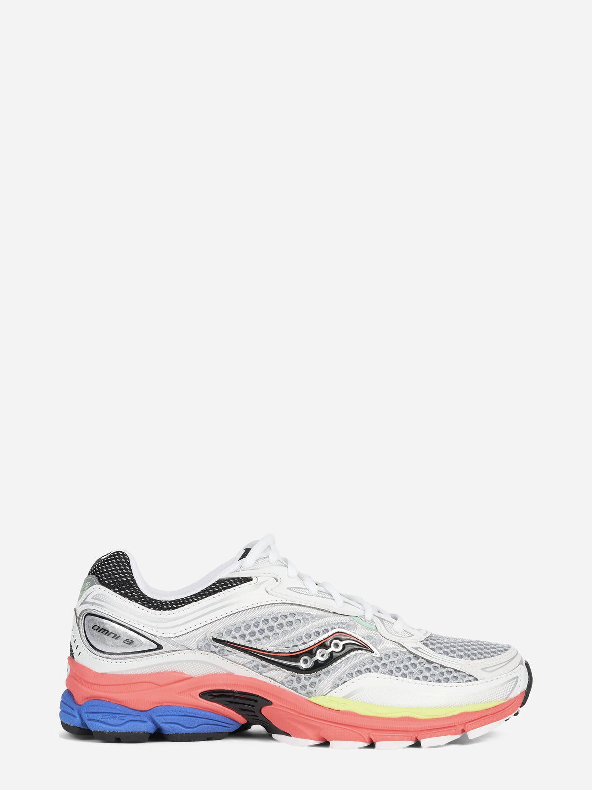 Sneaker ProGrid Omni 9 White ViziRed bianche - vista laterale