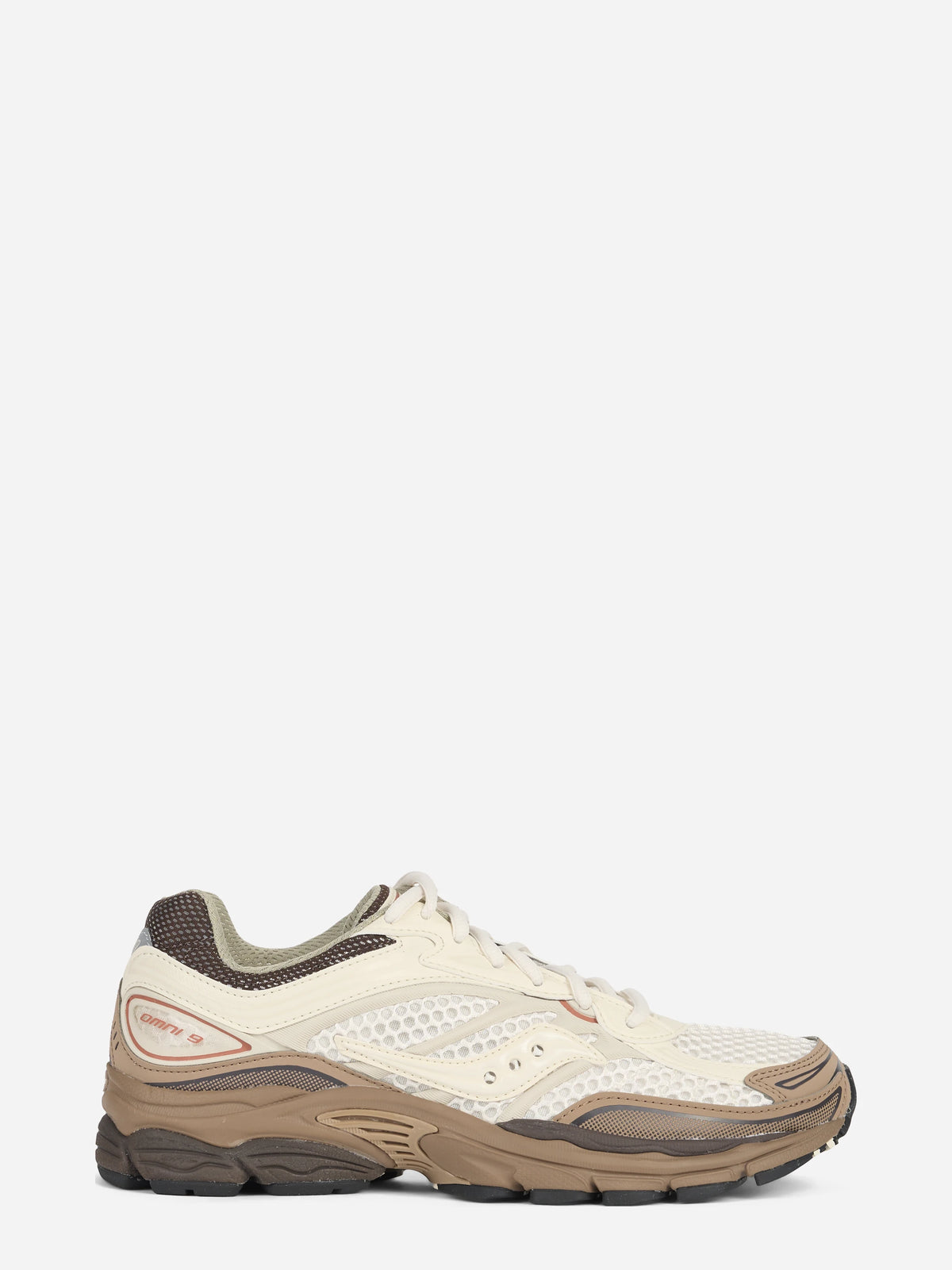 Sneaker ProGrid Omni 9 Matte beige e marrone - vista laterale
