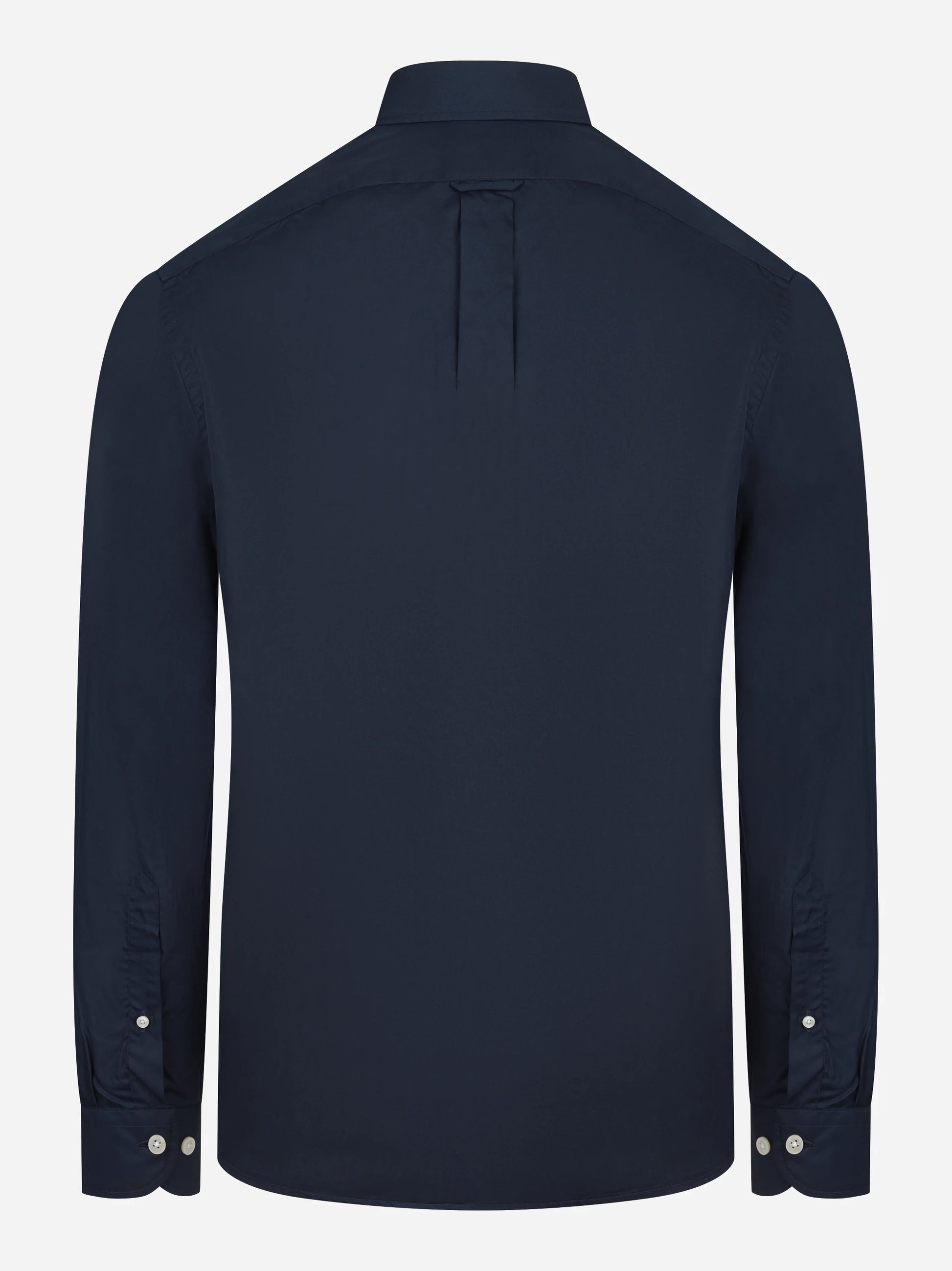 Camicia button down blu Magalloway in popeline di cotone