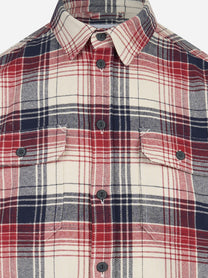 Overshirt Jib in cotone bianco - dettaglio del prodotto