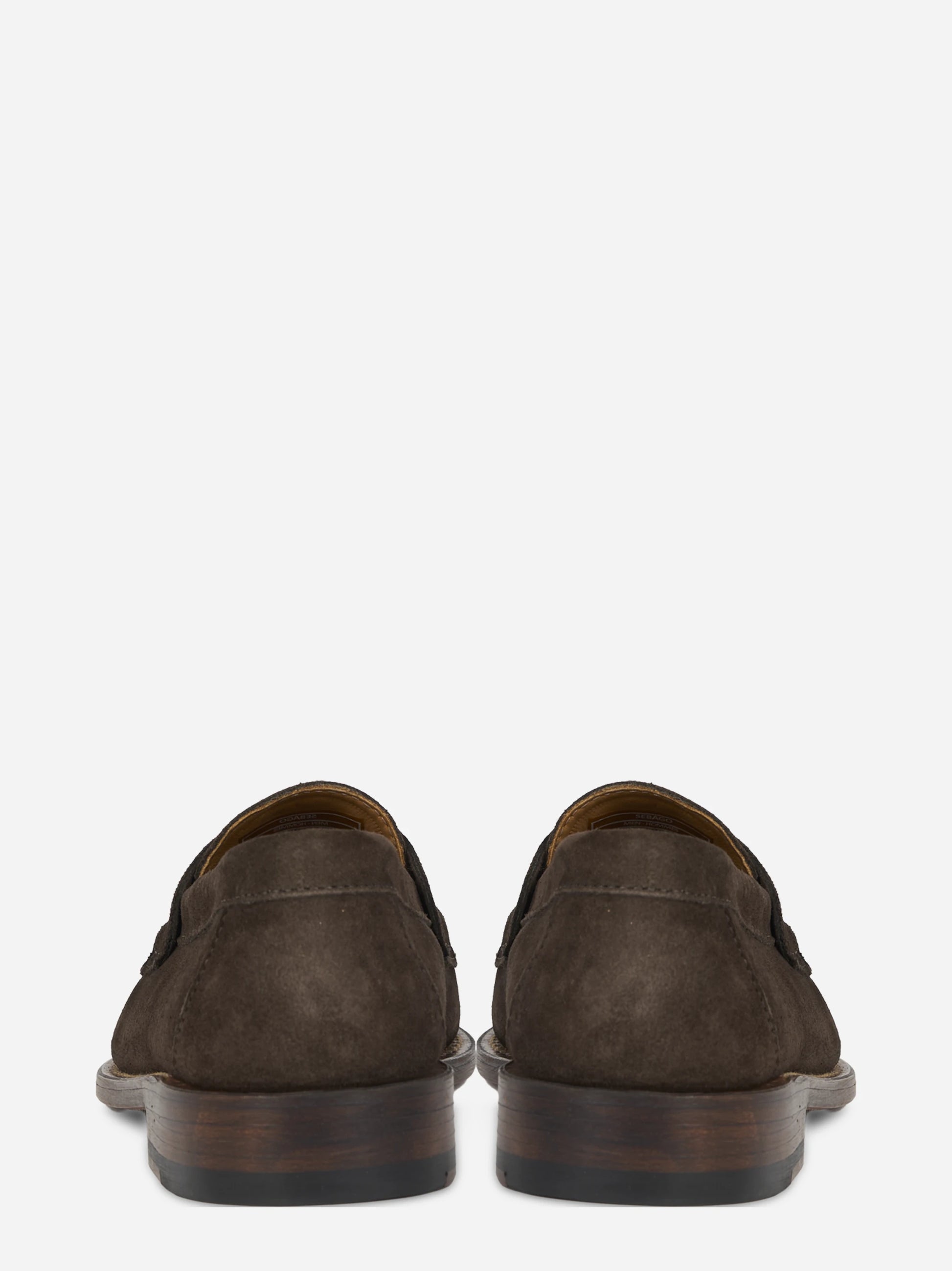 Mocassino Ryan Flesh Out in camoscio marrone - vista posteriore