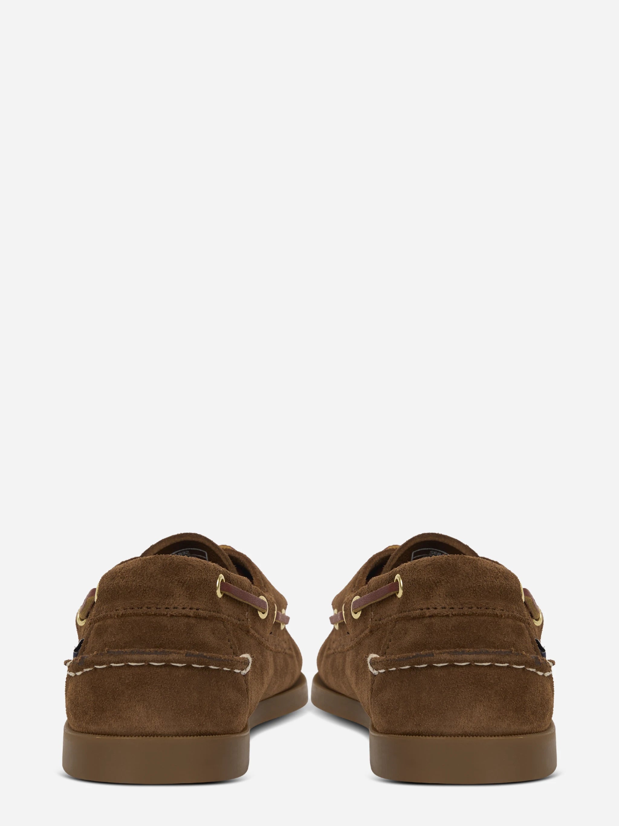 Mocassino da barca Dockside Portland in suede marrone