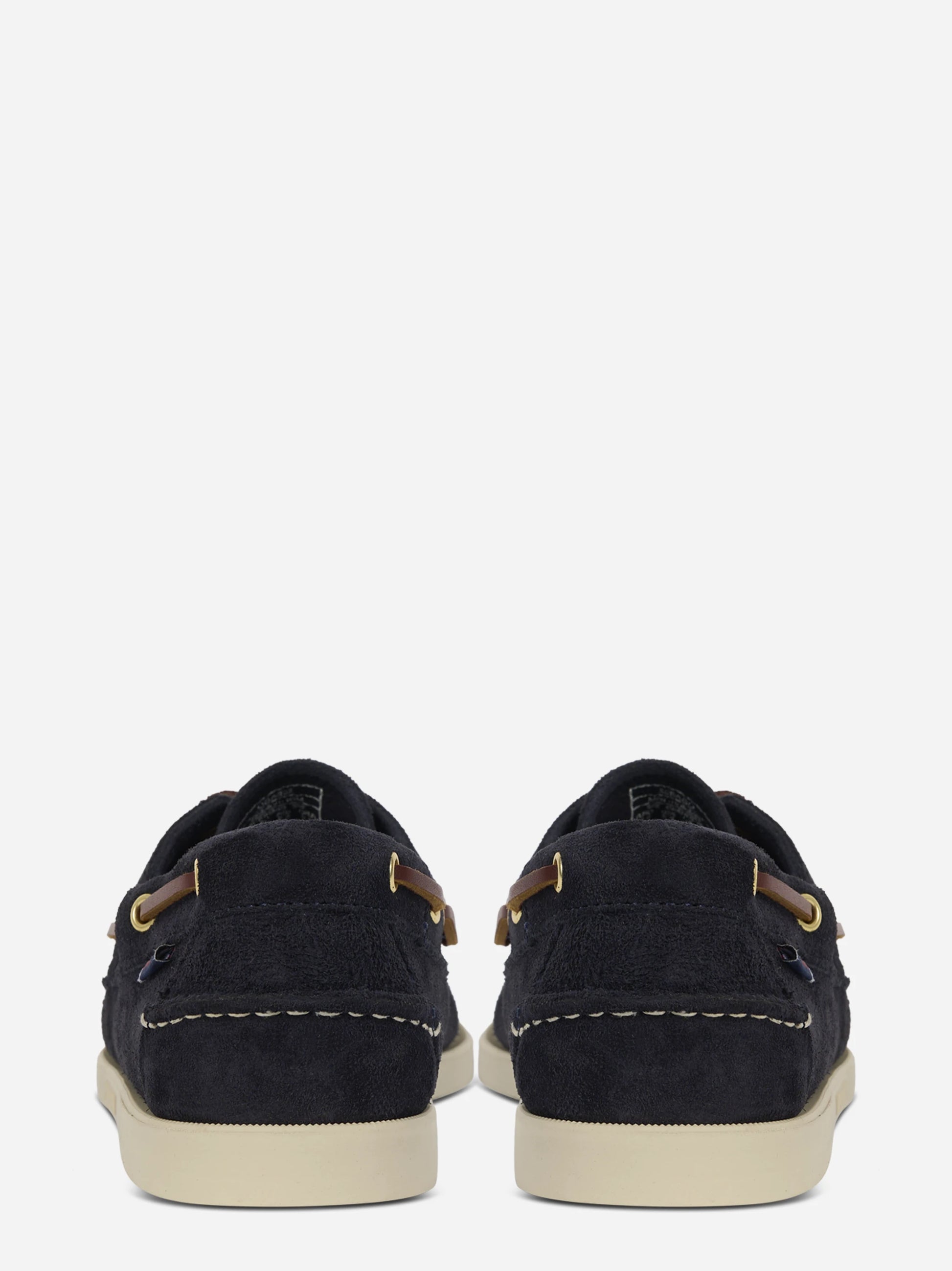 Mocassino da barca Dockside Portland in suede blu