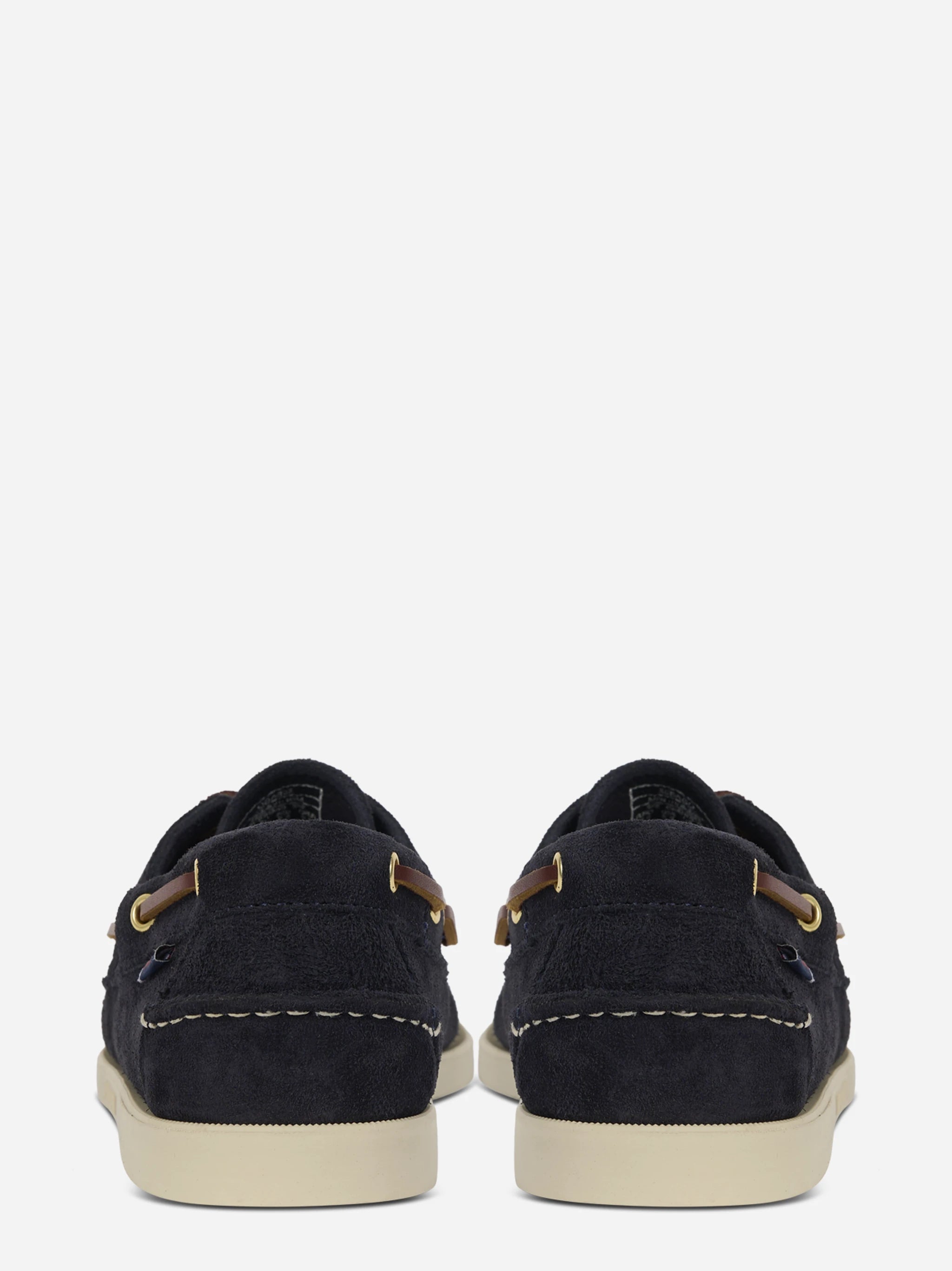 Mocassino da barca Dockside Portland in suede blu