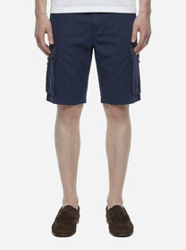 Shorts Northfield in cotone blu
