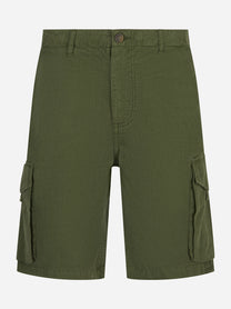 Shorts Northfield in cotone verde