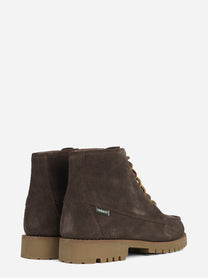 Stivaletto Parker stringato in pelle marrone - dettaglio della coppia