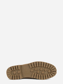 Stivaletto Parker stringato in pelle beige - dettaglio della suola