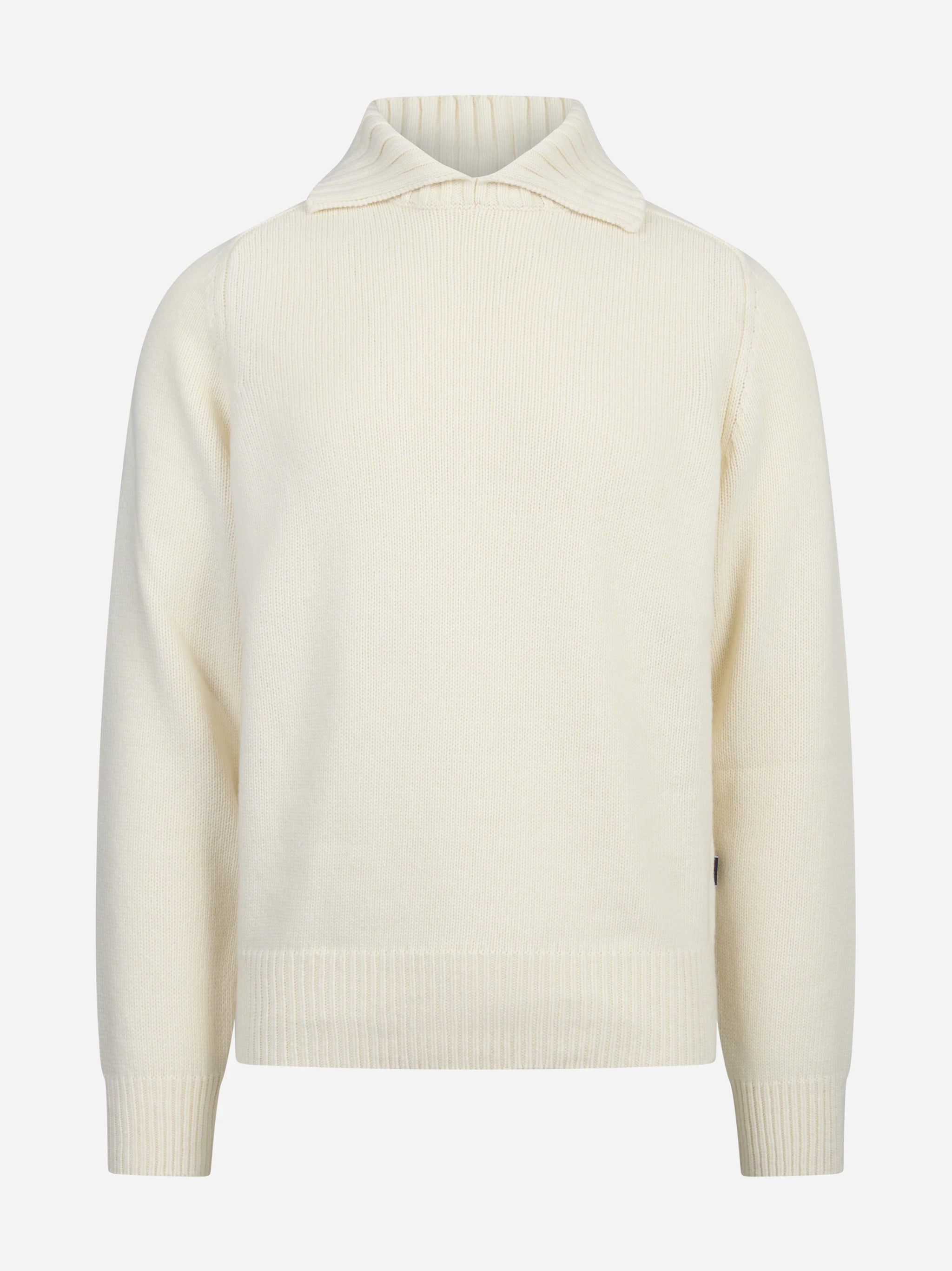 Maglia dolcevita in lana bianca SEBAGO – immagine 1 di 3