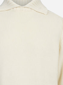 Maglia dolcevita in lana bianca SEBAGO – immagine 3 di 3