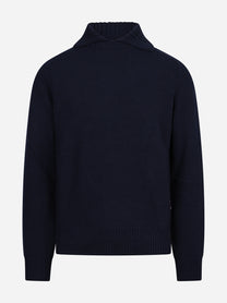 Maglia dolcevita in lana blu SEBAGO – immagine 1 di 3