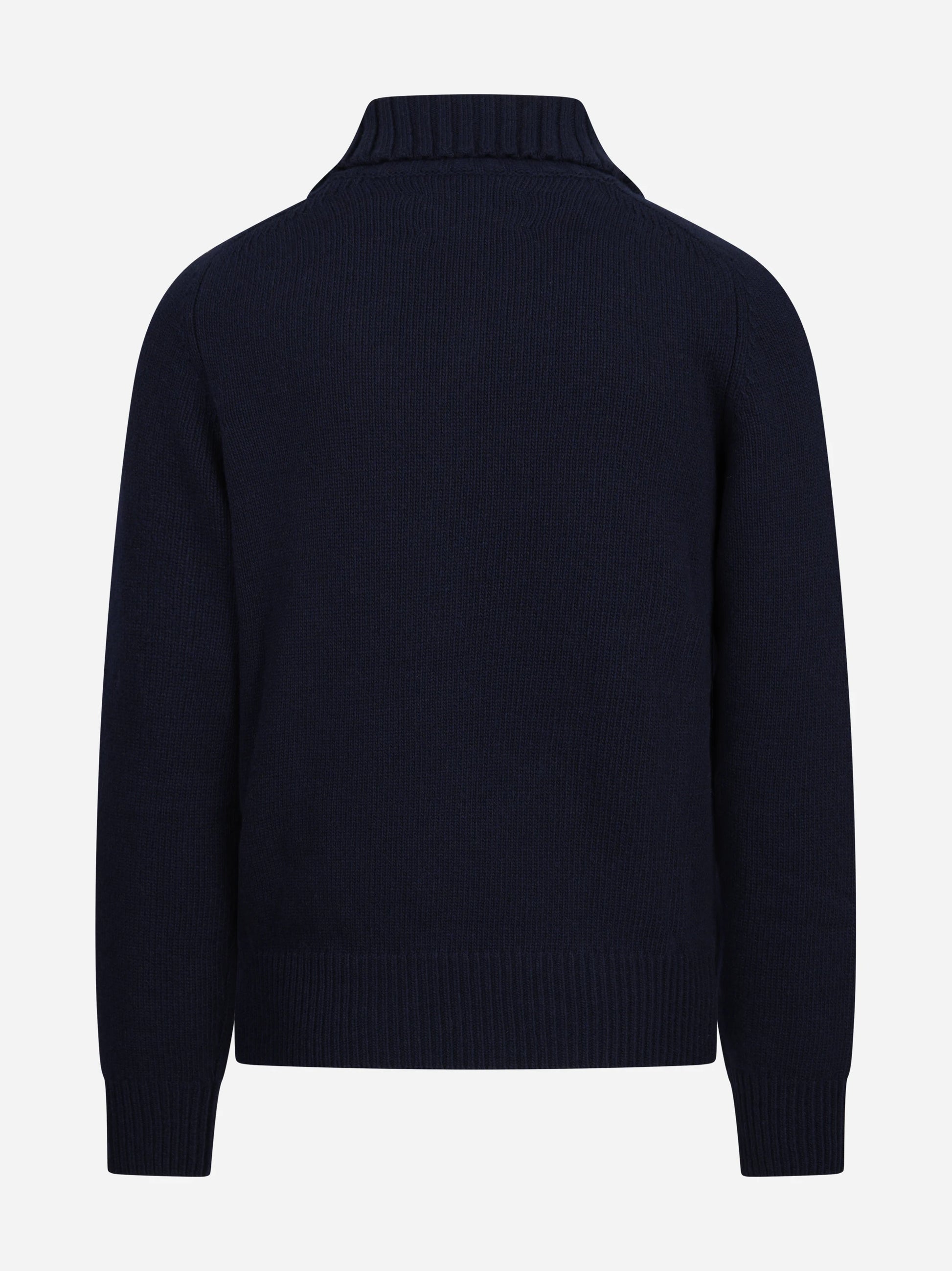 Maglia dolcevita in lana blu SEBAGO – immagine 2 di 3