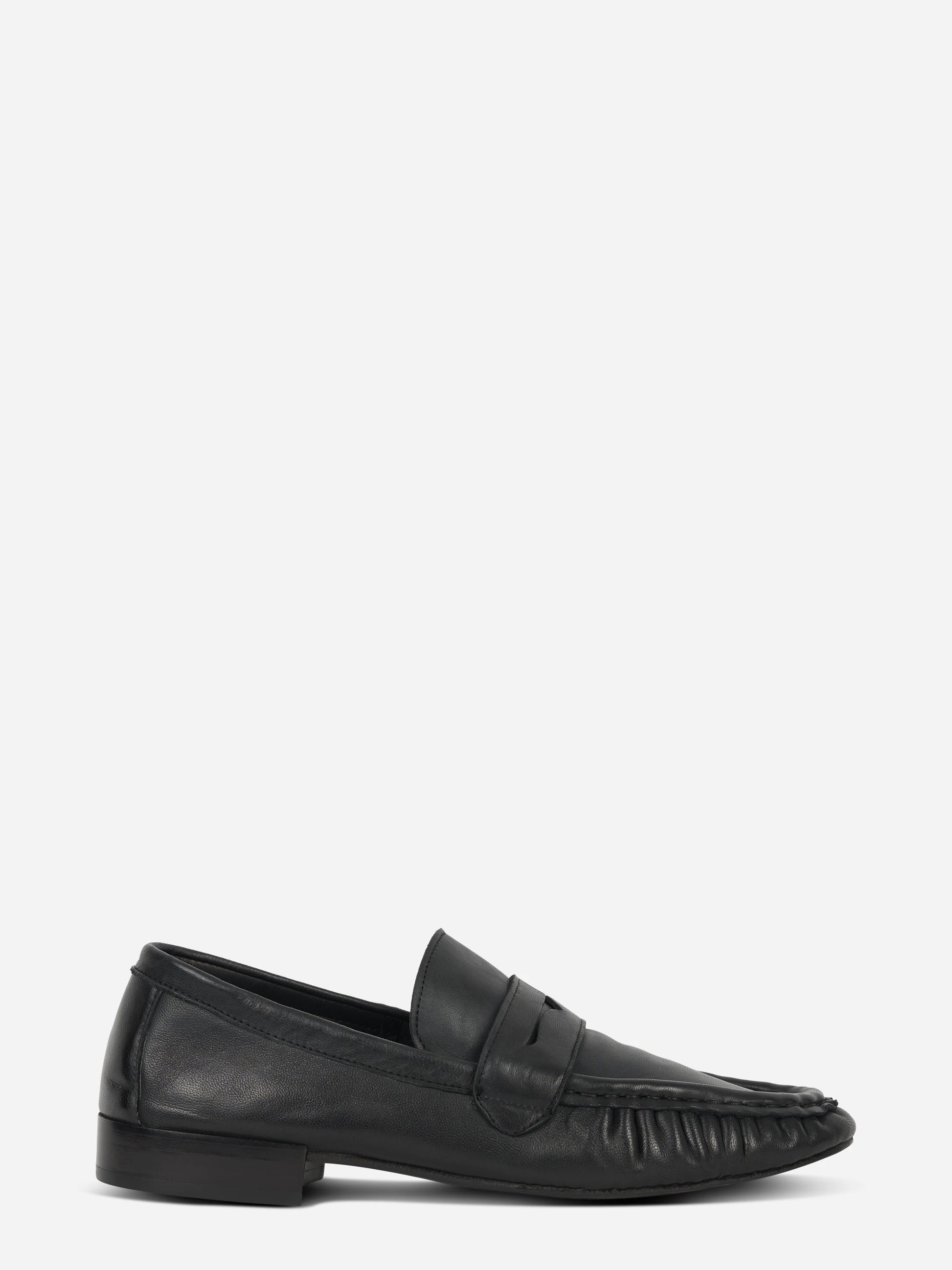 Mocassino in pelle nero
