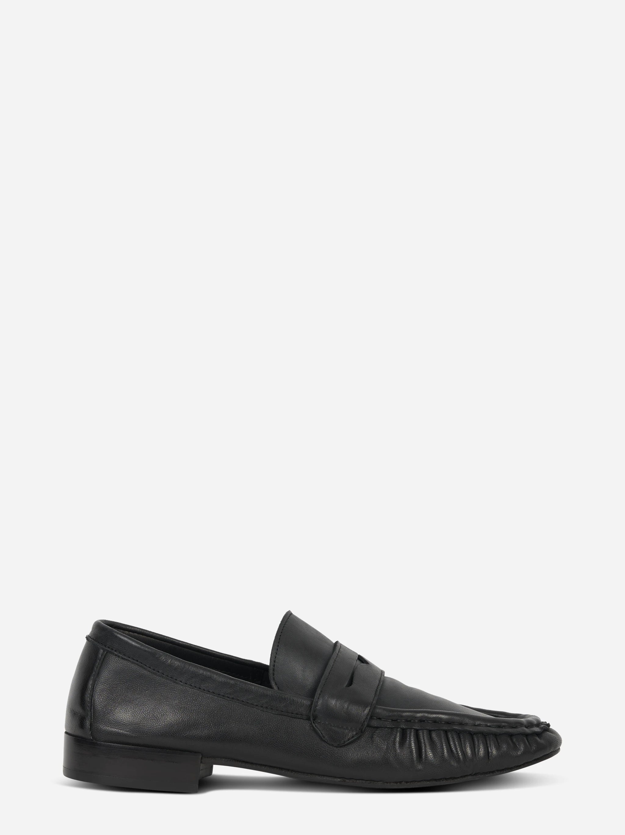 Mocassino in pelle nero