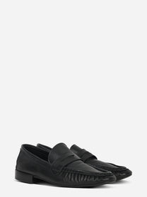 Mocassino in pelle nero