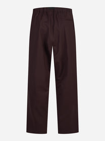 Pantalone in lana con cintura bordeaux - dettaglio del prodotto