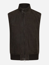 Gilet in pelle scamosciata STEWART – immagine 1 di 3