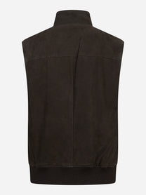 Gilet in pelle scamosciata STEWART – immagine 2 di 3