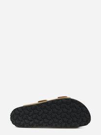 Sandalo Buckle in suede beige