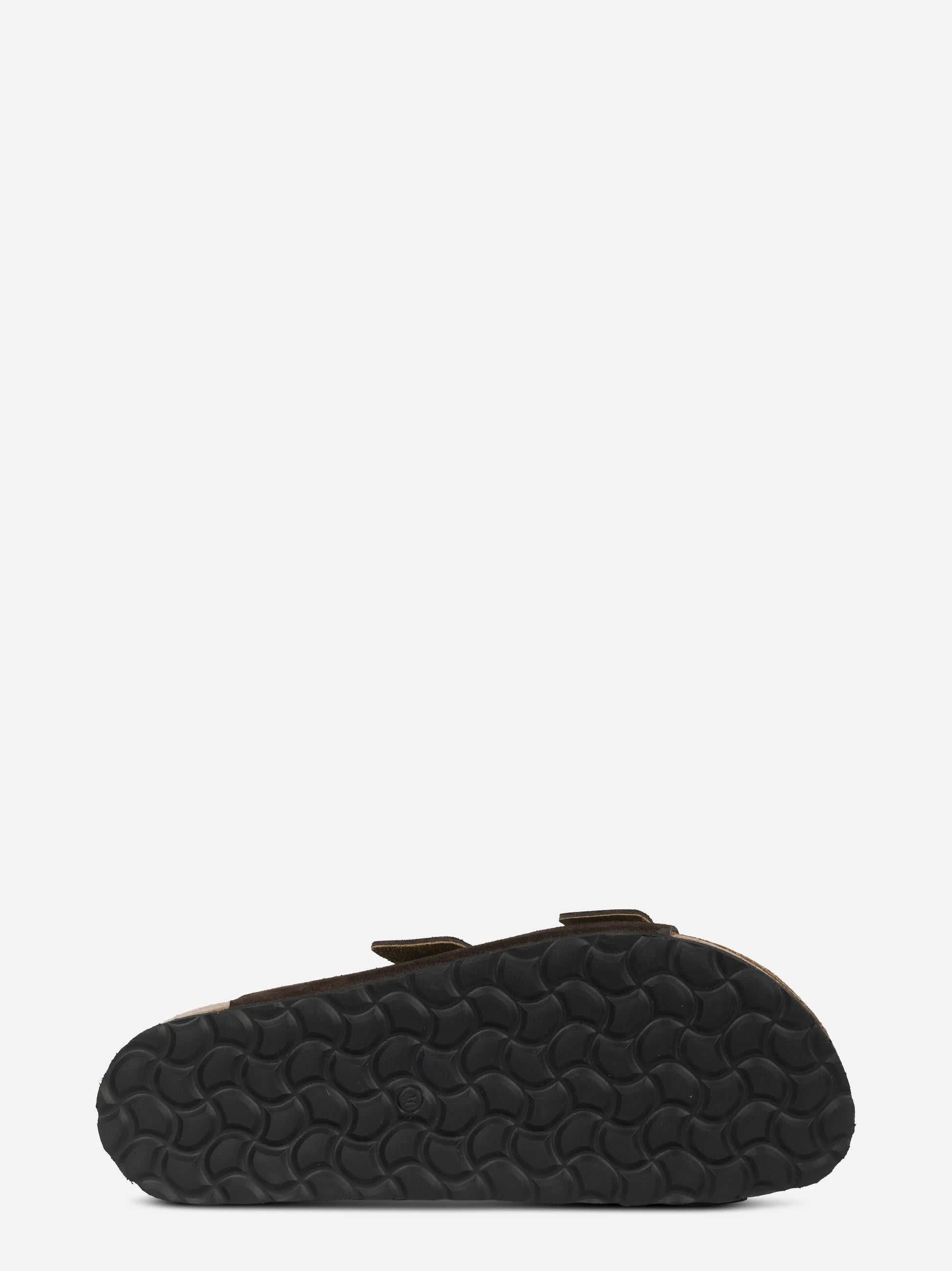 Sandalo Buckle in suede marrone