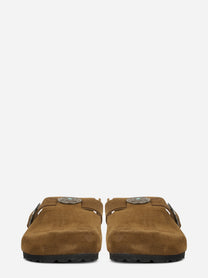 Mules 140 in suede marrone