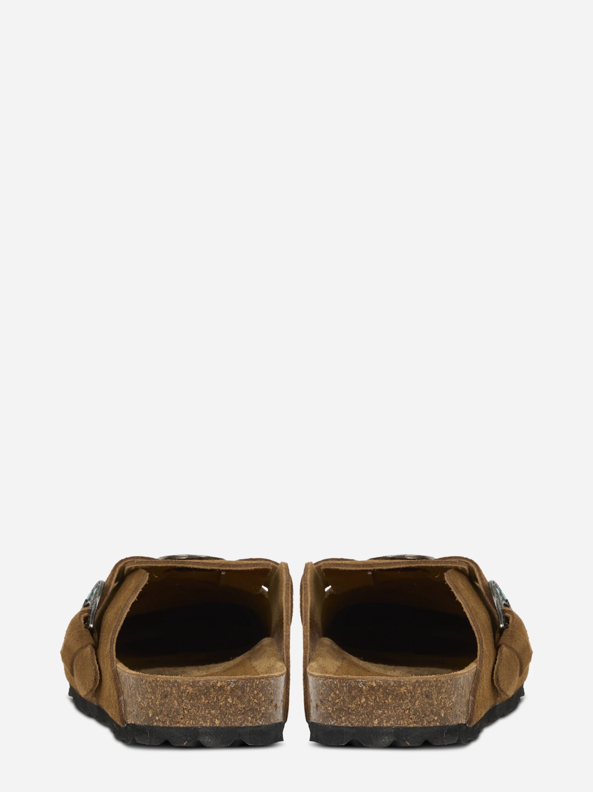 Mules 140 in suede marrone