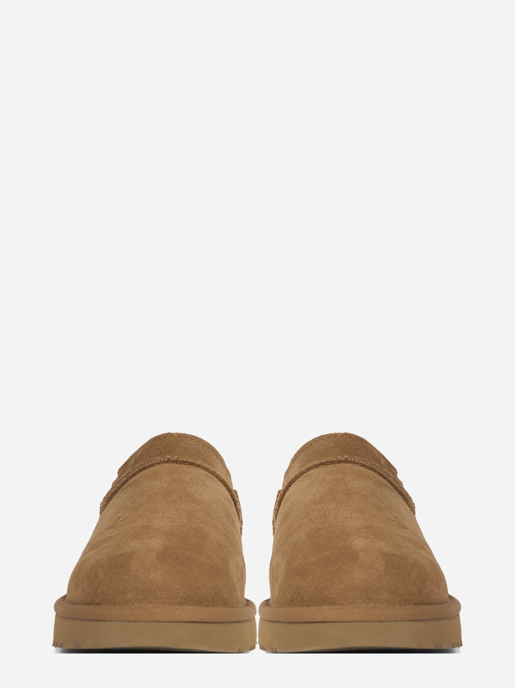 Stivaletto Classic Micro in camoscio Chestnut - vista frontale
