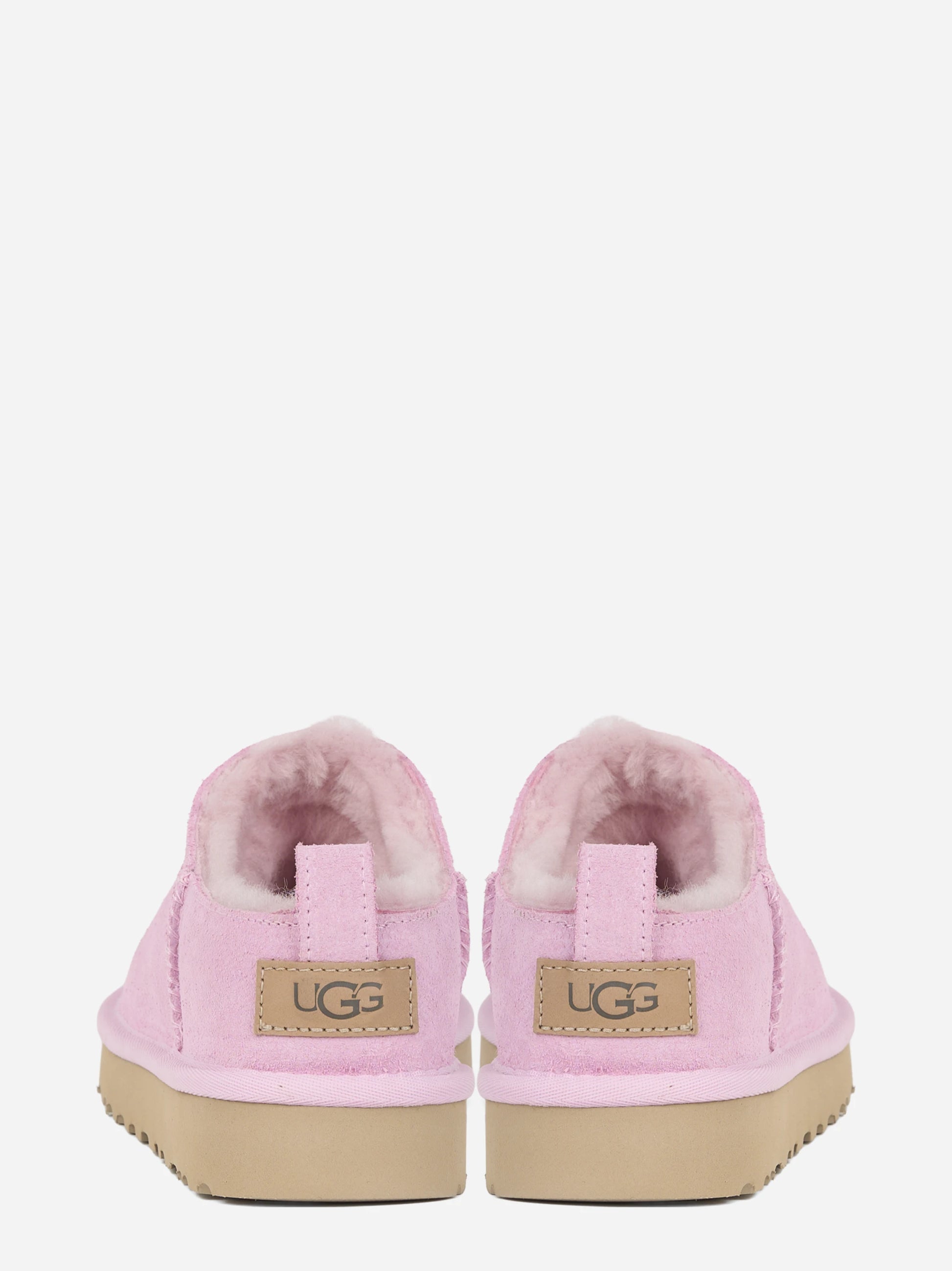Stivaletto Classic Micro in camoscio Pink Diamond - vista tre quarti