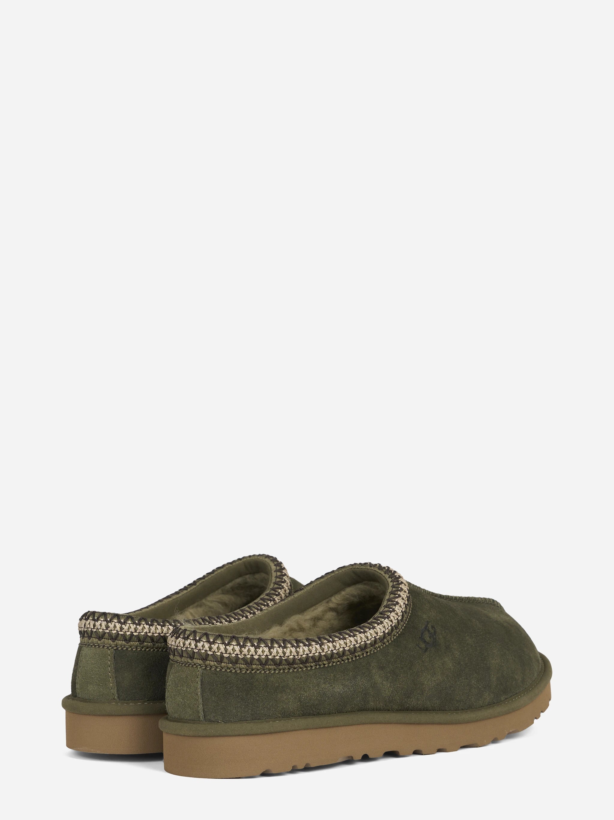 Ciabatta Tasman Baxter in camoscio Burnt Olive - dettaglio della suola