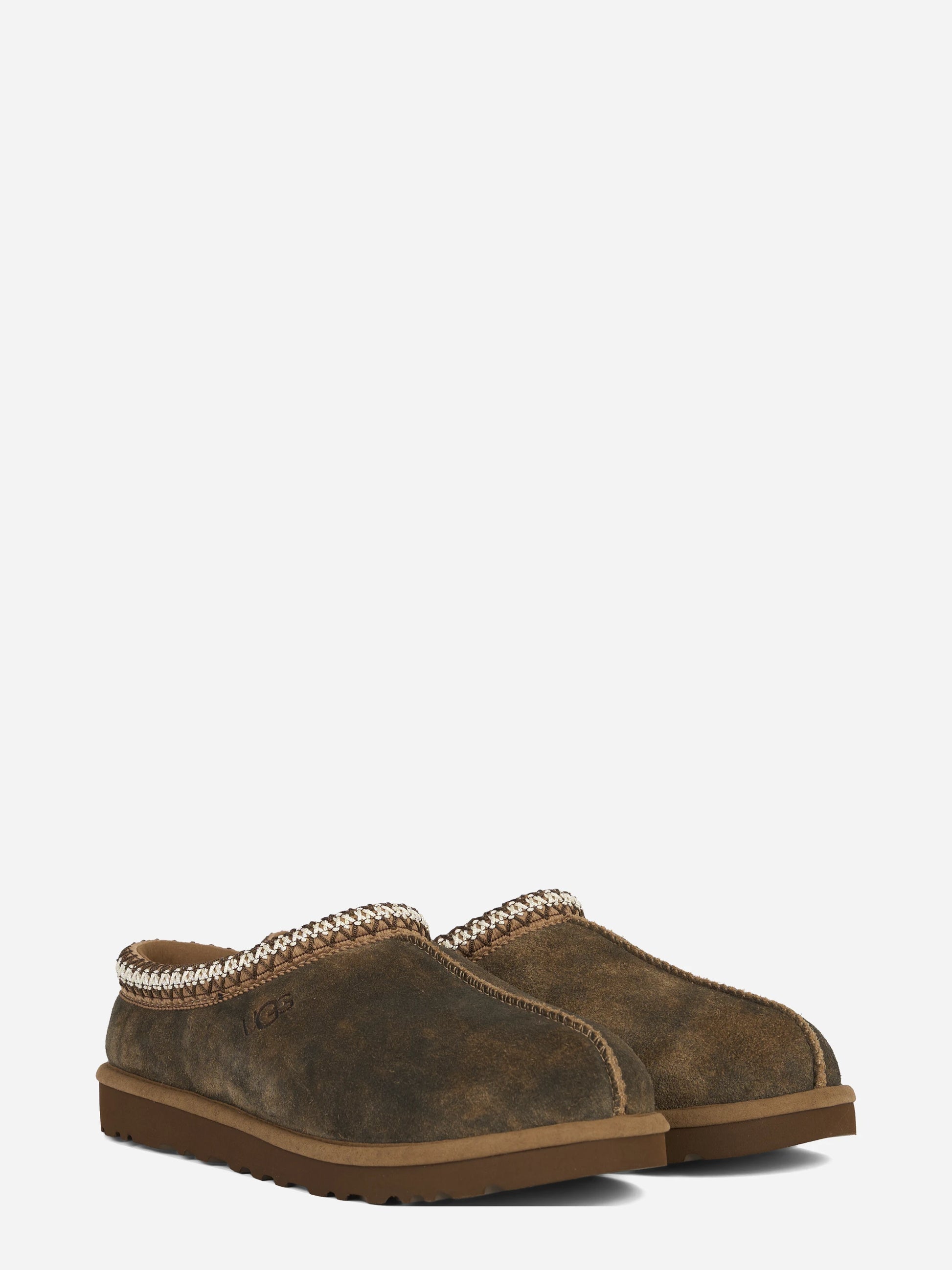 Ciabatta Tasman Baxter in camoscio Chestnut - vista posteriore