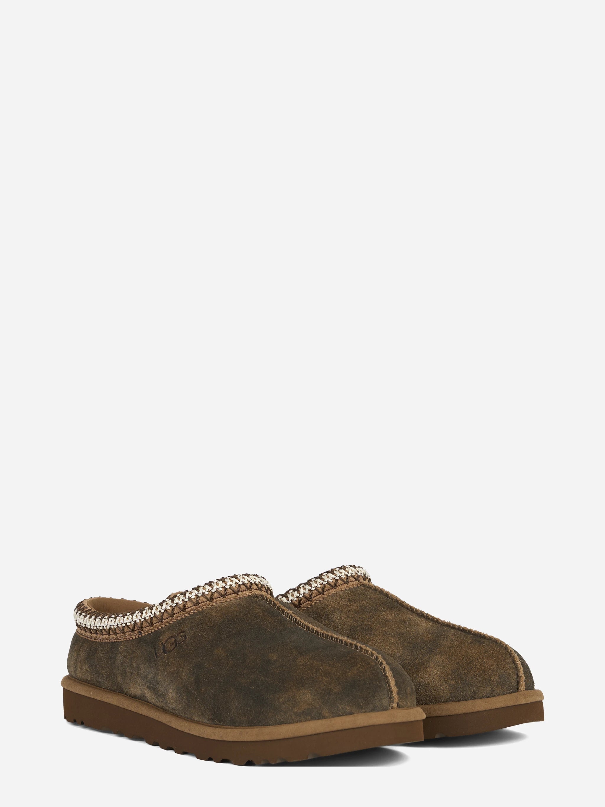 Ciabatta Tasman Baxter in camoscio Chestnut - vista posteriore