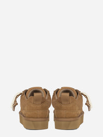 Sneaker Lo Lowmel in camoscio Chestnut - vista tre quarti