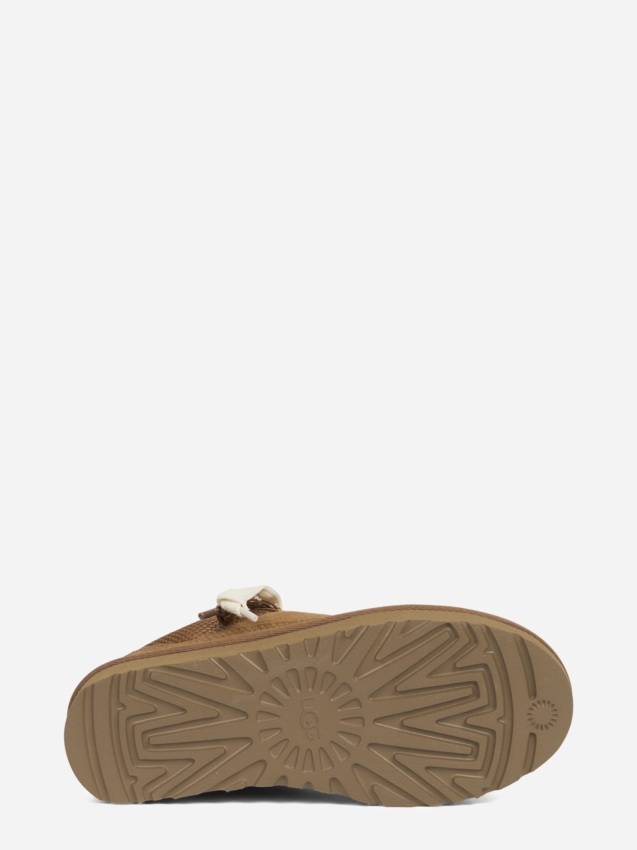 Sneaker Lo Lowmel in camoscio Chestnut - vista laterale della coppia