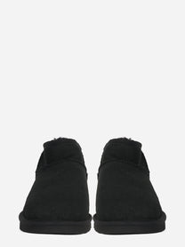 Stivaletto Classic Ultra Mini in montone nero - vista frontale
