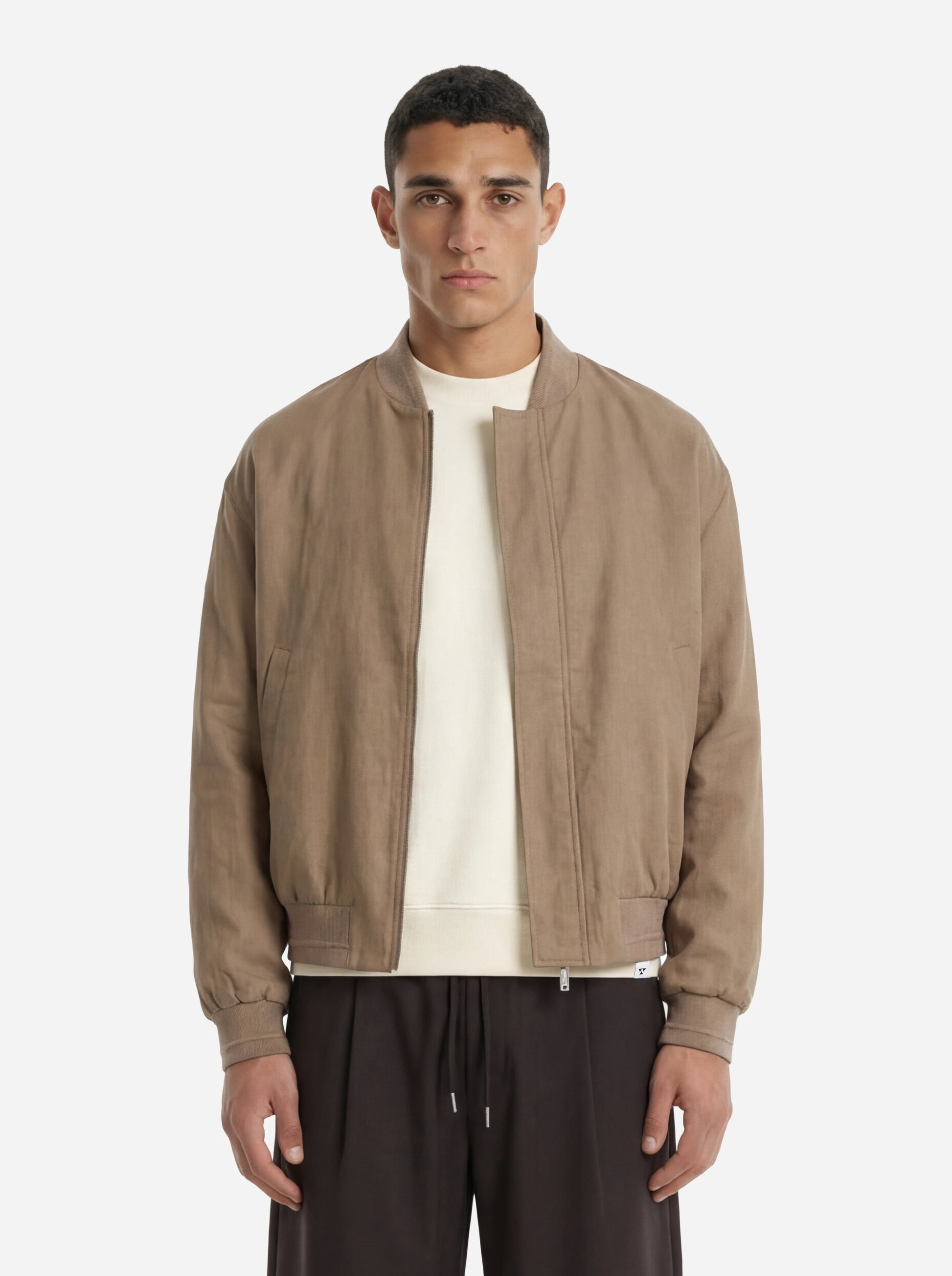 Bomber in misto lino Kobe