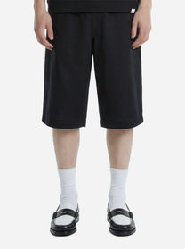 Shorts Curico nero in lino e viscosa