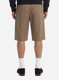 Shorts Curico beige in lino e viscosa