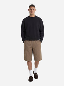 Shorts Curico beige in lino e viscosa