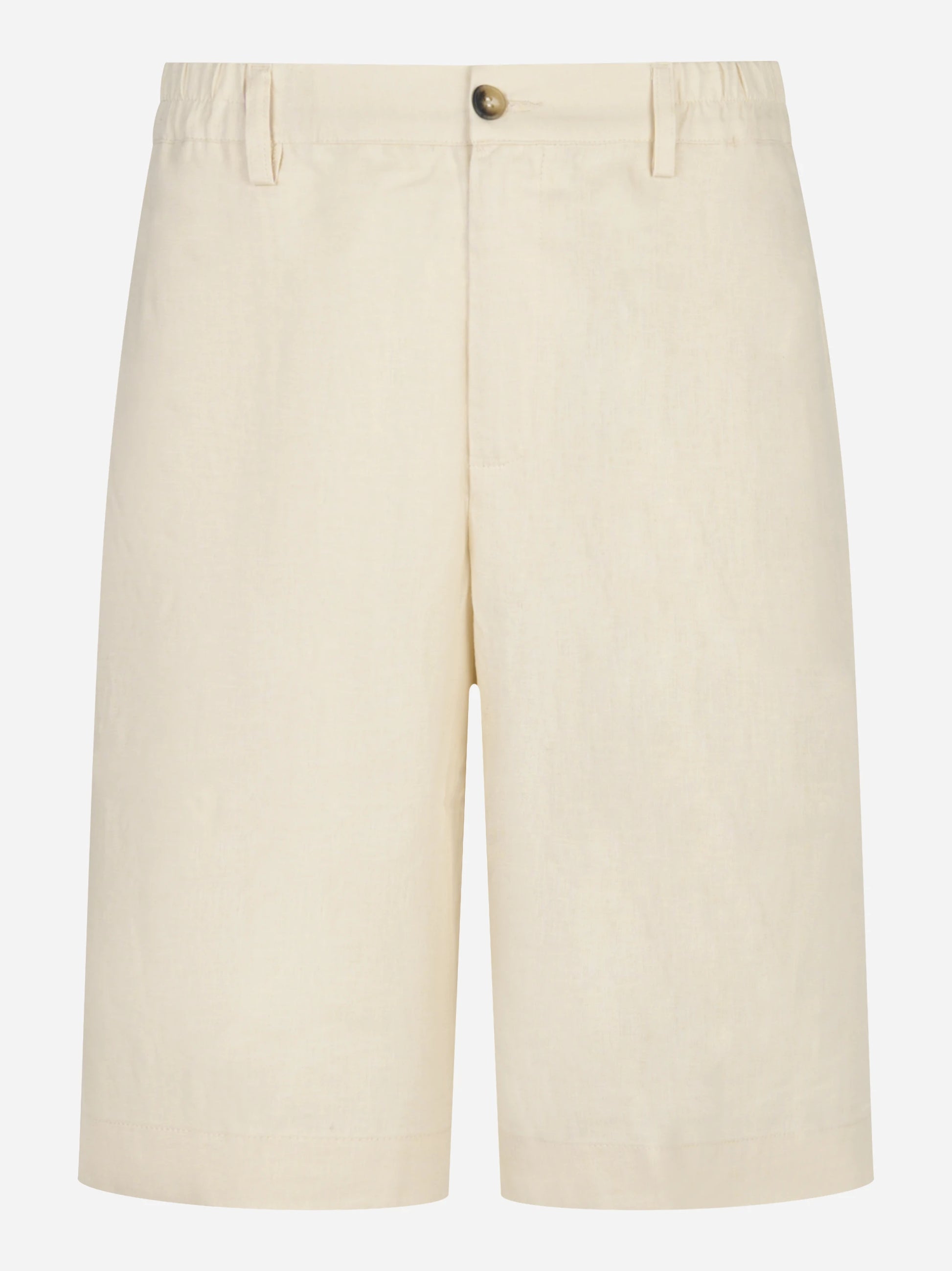 Shorts Curico bianco in lino e viscosa
