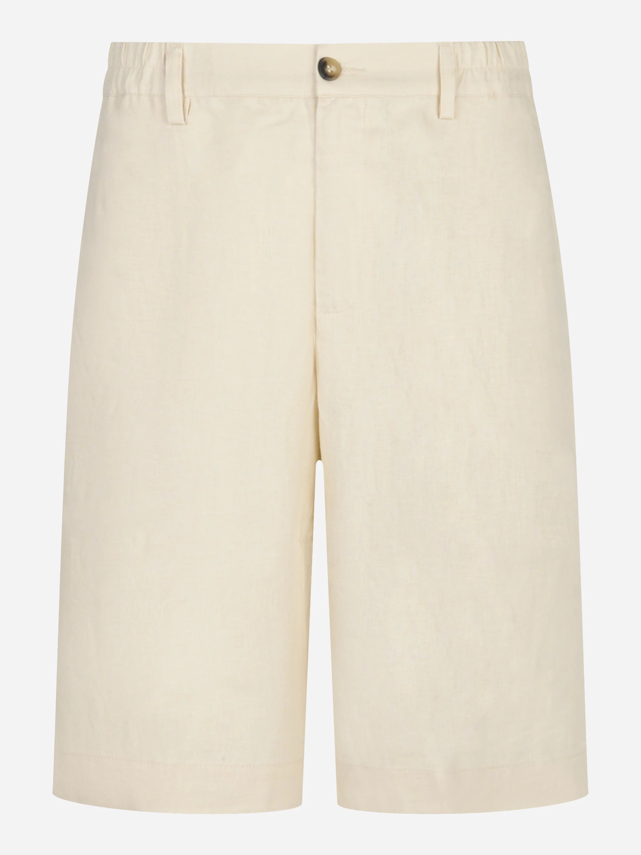 Shorts Curico bianco in lino e viscosa