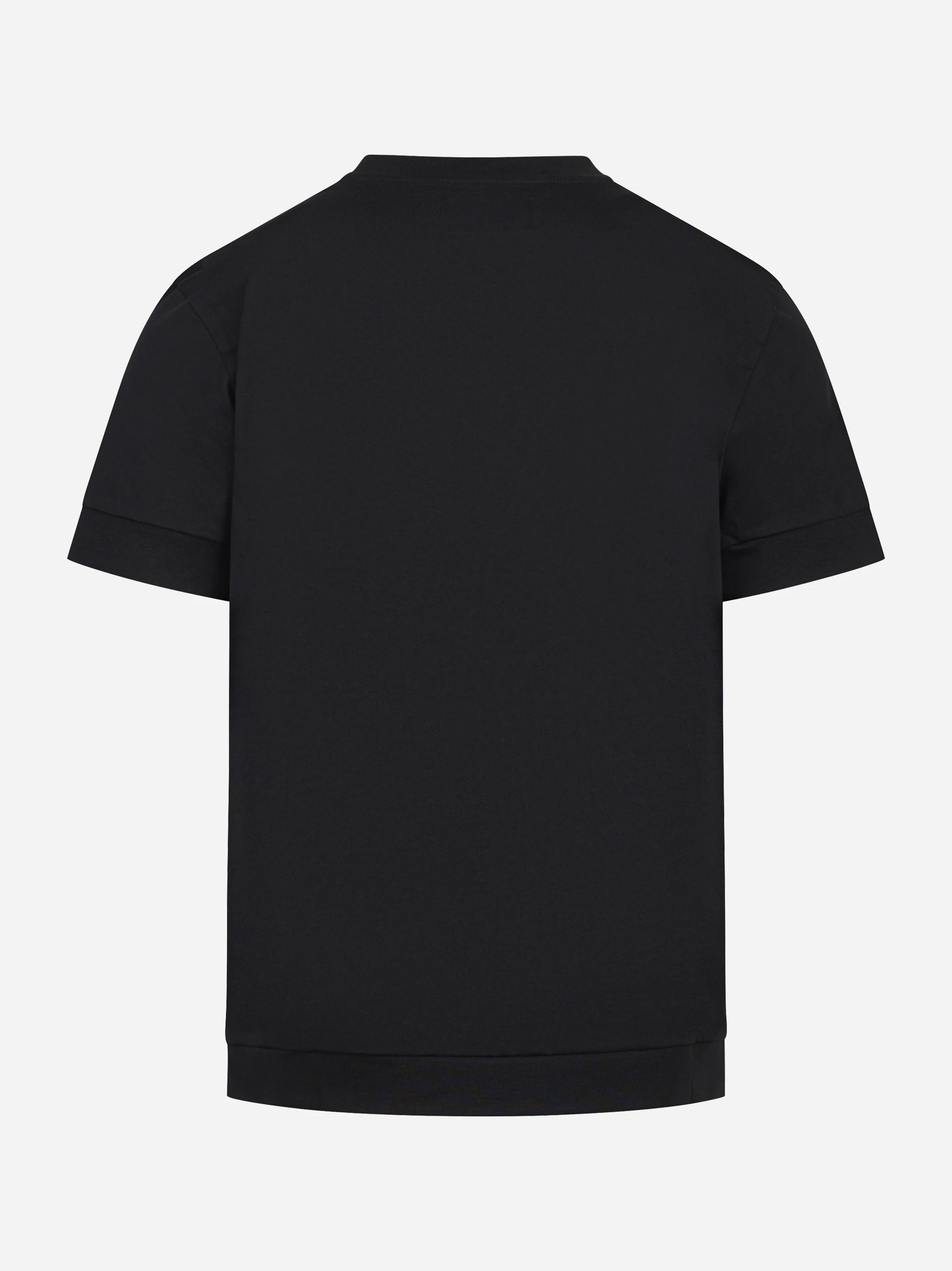 T-shirt manica corta nera Atene