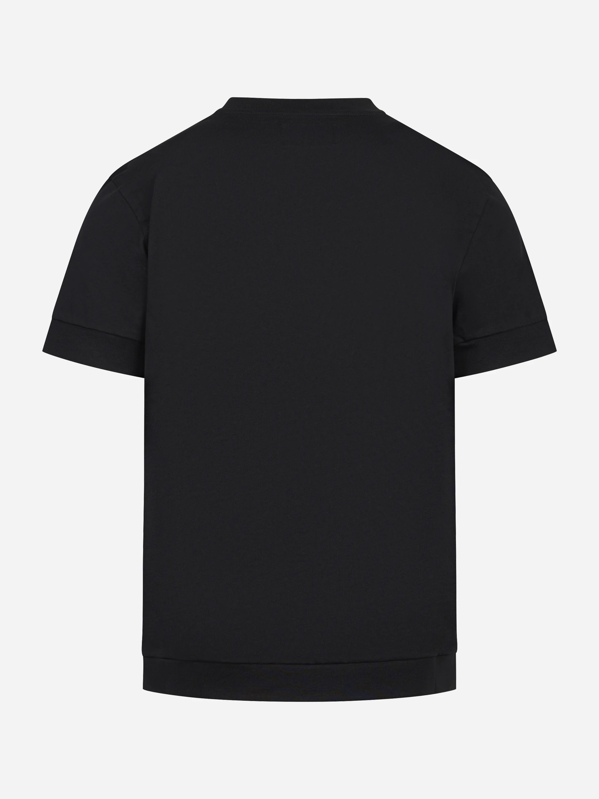 T-shirt manica corta nera Atene