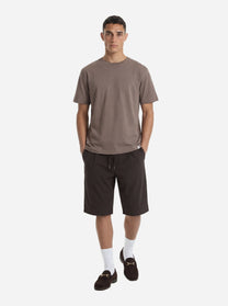 T-shirt girocollo marrone Toledo