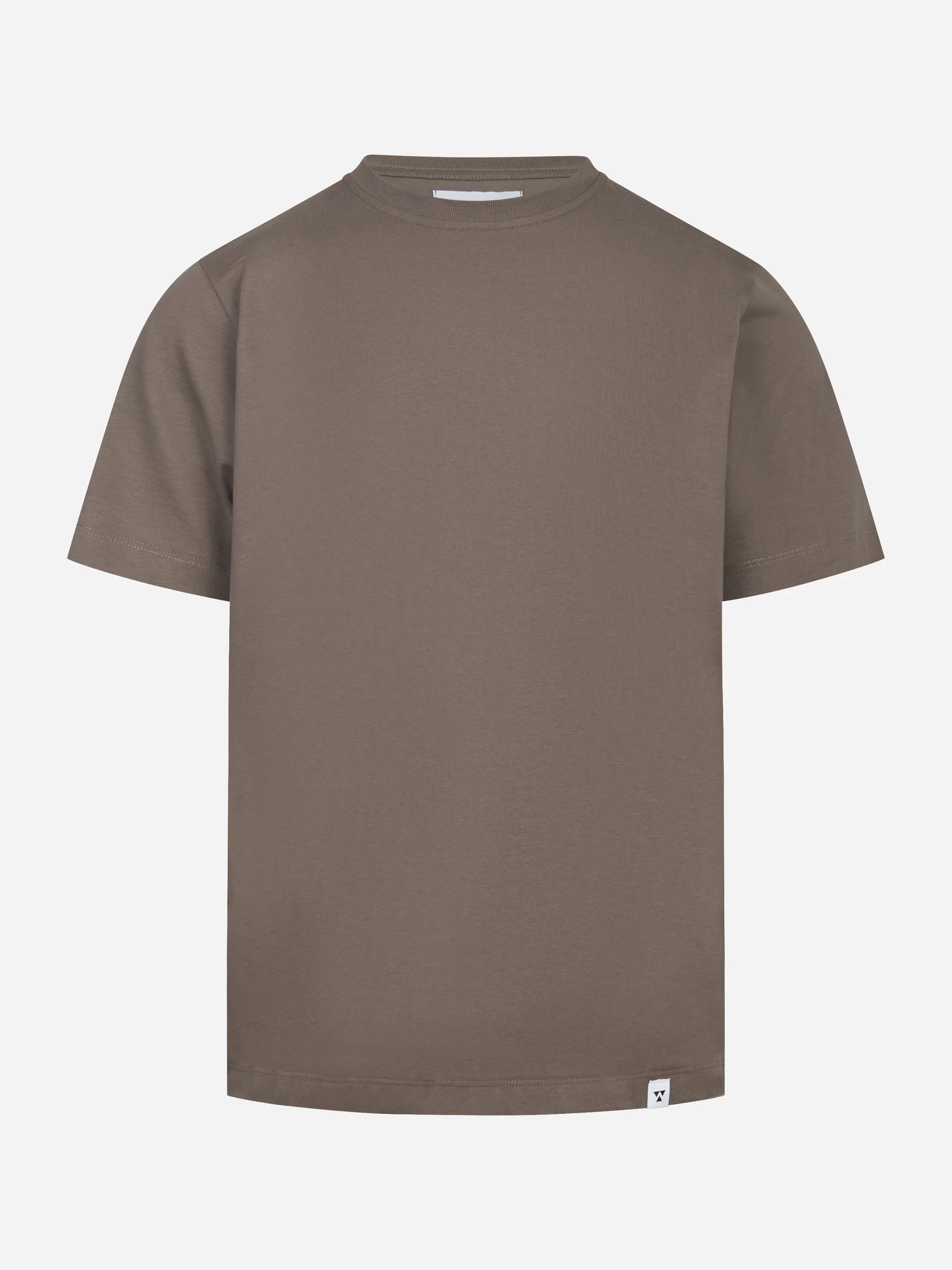 T-shirt girocollo marrone Toledo