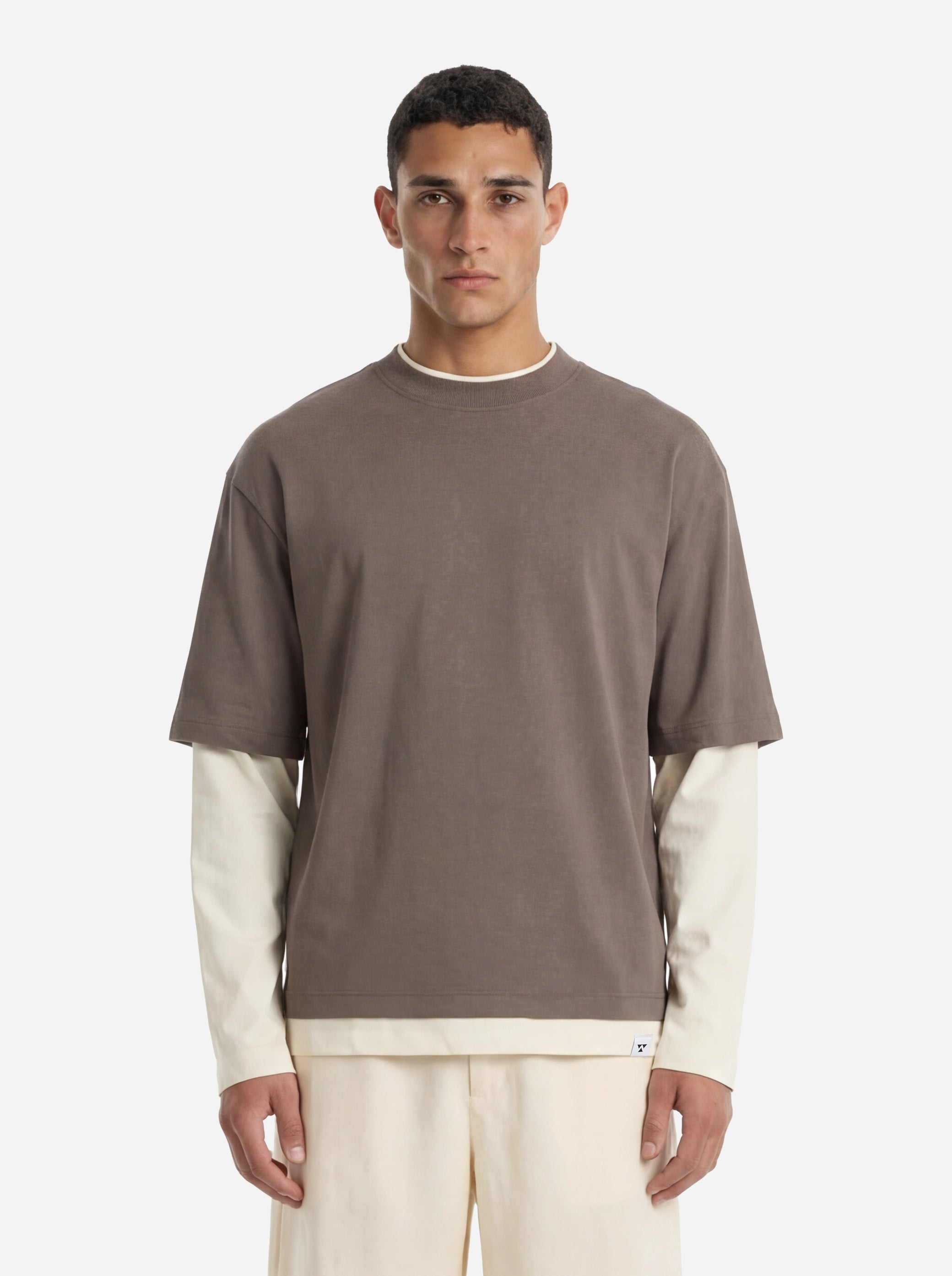 T-shirt manica lunga marrone Venezia